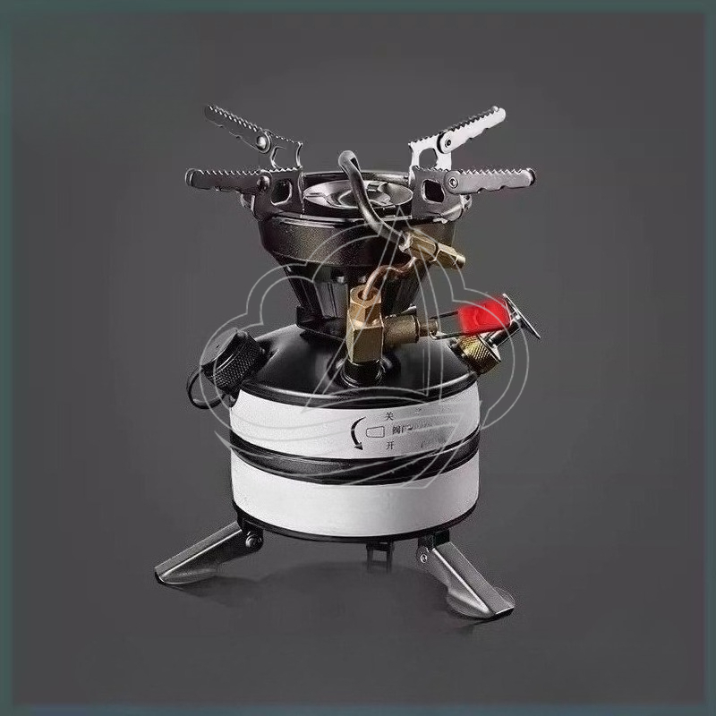 Camping Cooking Stove - All-in-one draagbare campingkookset met multi-brandstofbrander voor