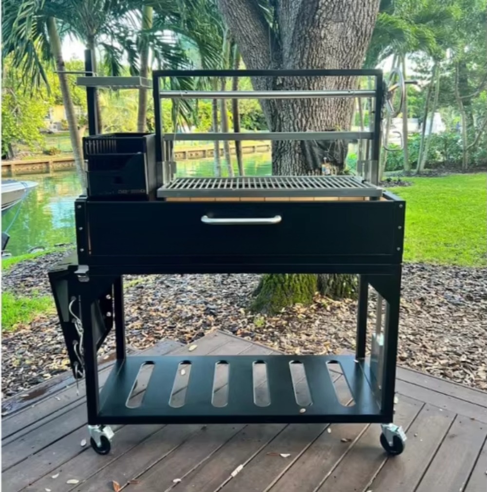 Camping Cooking Equipment Electric - Argentijnse grill in hoogte verstelbaar Santa