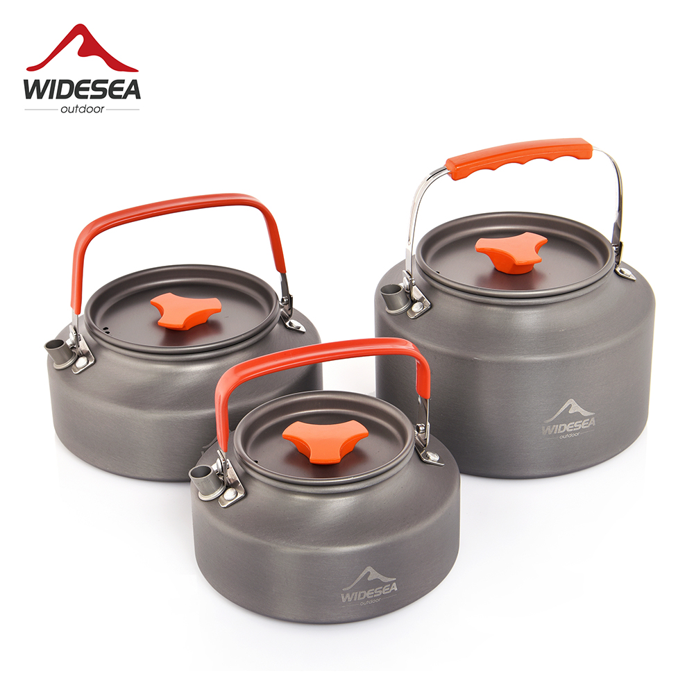 Camping Cooking Pan Set - Widesea 1.1L 2L1.5L Camping Waterkoker Outdoor
