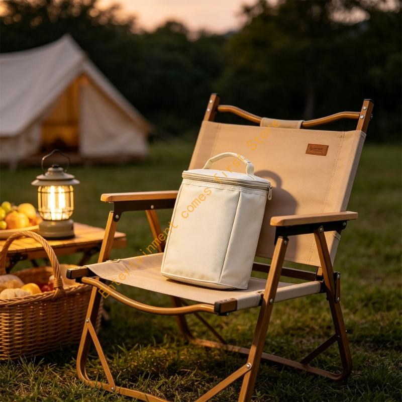 Camping Cooking Canister - Gasflesopbergkoffer met draaggreep voor gebruik met