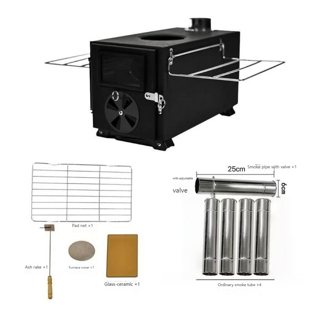 Camping Cooking Tent - 2026 nieuwe Camping Kachel van Koolstofstaal,