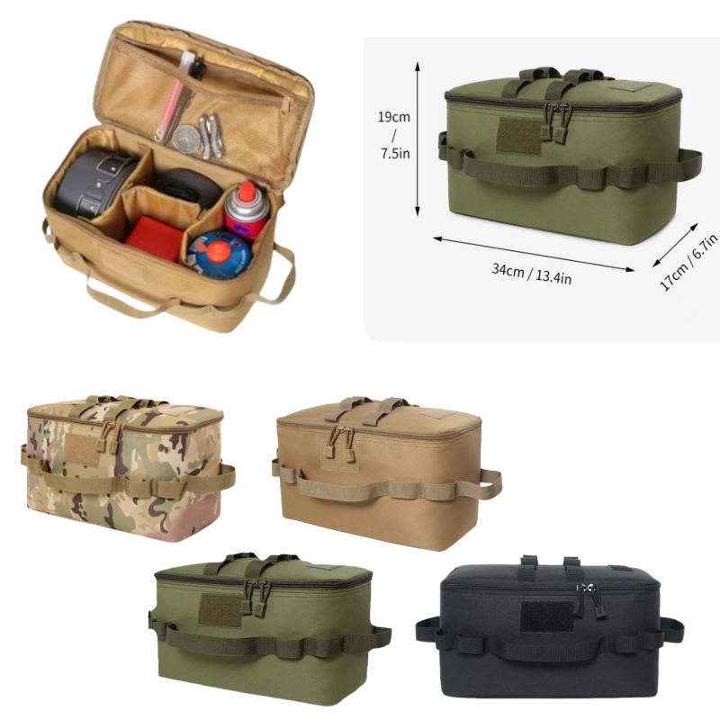 Camping Hiking Cooking - Outdoor Pouch Camping Opbergtas Kookgerei Organizer