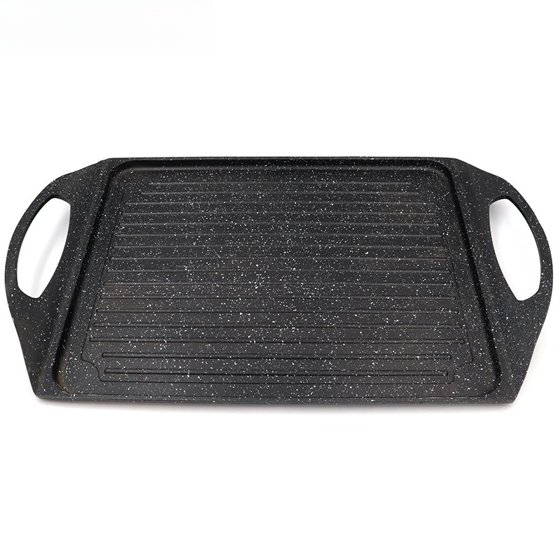 Camping Cooking Without Gas - Master Star-platte koekenpan, granieten coating, antiaanbakgrill,