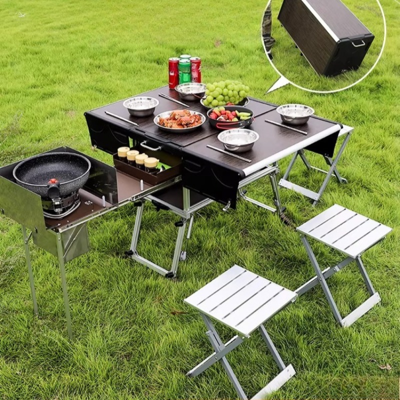 Camping Cooking Equipment Electric - Mobiele buitenkeuken, draagbaar, voor zelfrijdende reizen,
