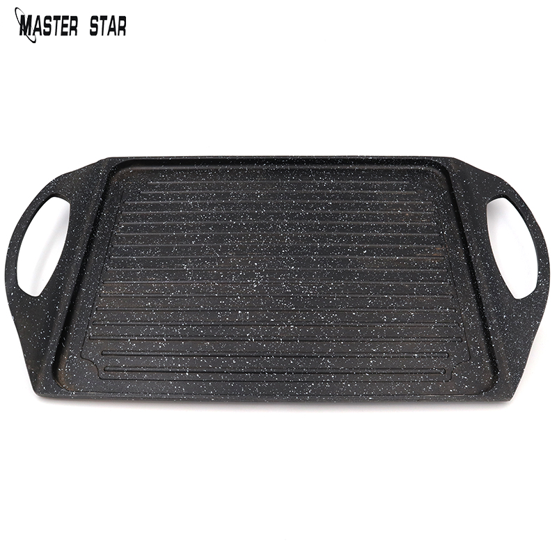 Camping Cooking Without Gas - Master Star-platte koekenpan, granieten coating, antiaanbakgrill,
