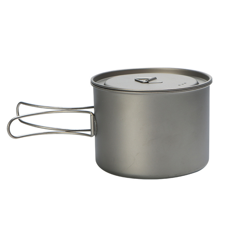 Camping Cooking Stove - Buiten Picknick Titanium Kookpot 750Ml 900Ml