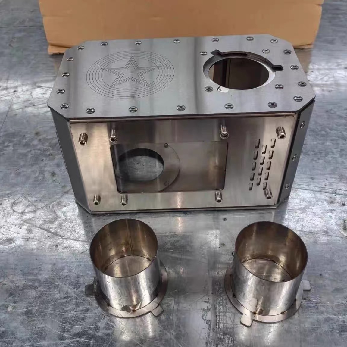 Camping Cooking Fire Stove - Camping Brandhoutkachel Anti Spark Mars Verwarming