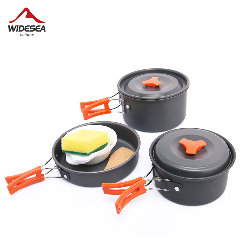 Camping Cooking Ware Set - Widea Camping Outdoor Kookgerei Servies Serviesgoed
