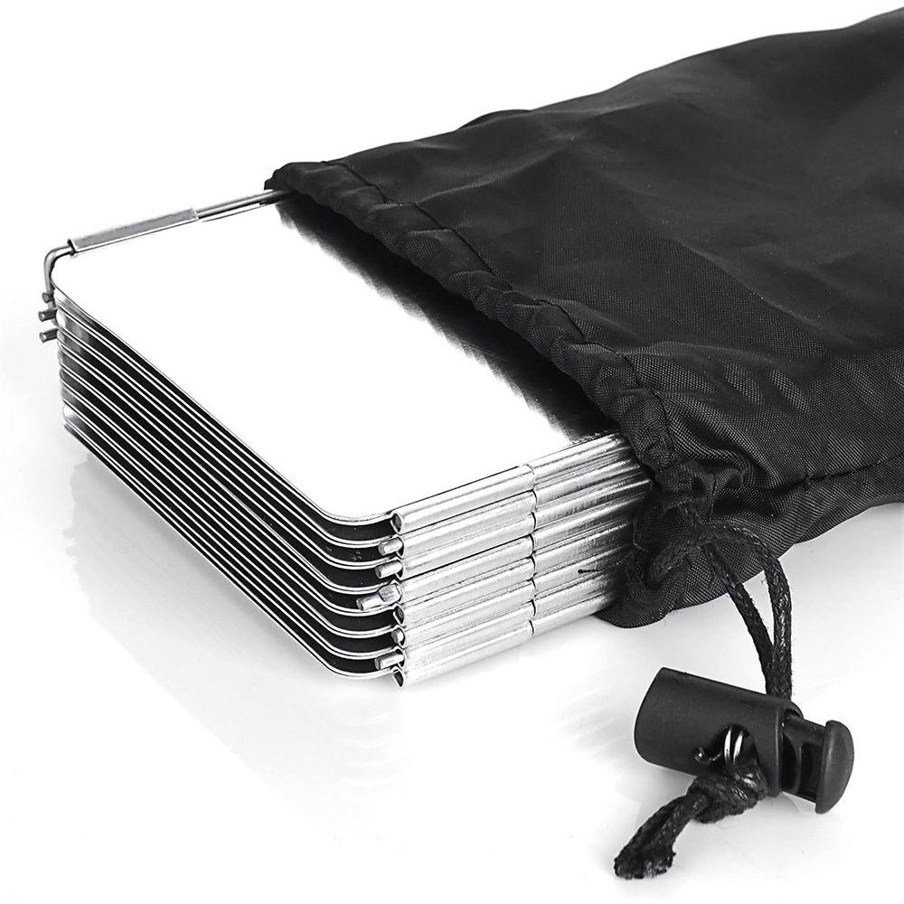 Camping Cooking Disc - Lichtgewicht opvouwbare campingkachel windbescherming 9/10/8 platen