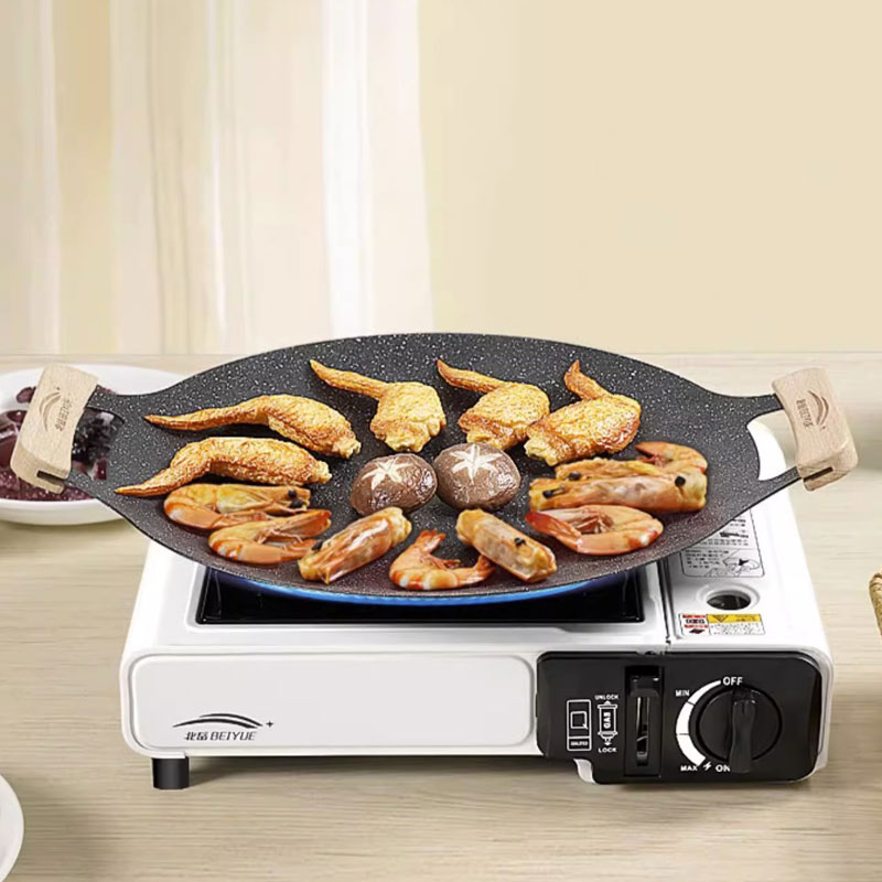 Camping Cooking Disc - ﻿ 26/30/33CM Outdoor Camping Grill Pan