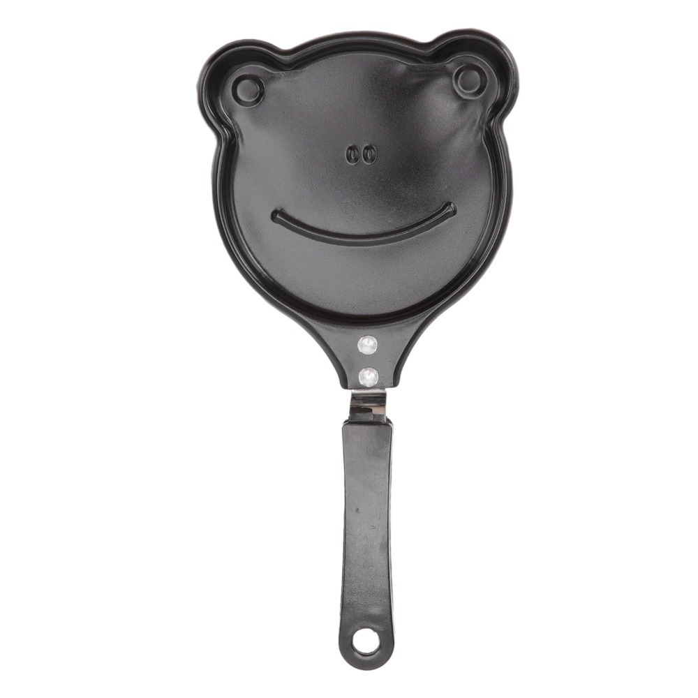 Camping Cooking Without Gas - Gietijzeren mini-eierpan zwart, verschillende vormen, makkelijk