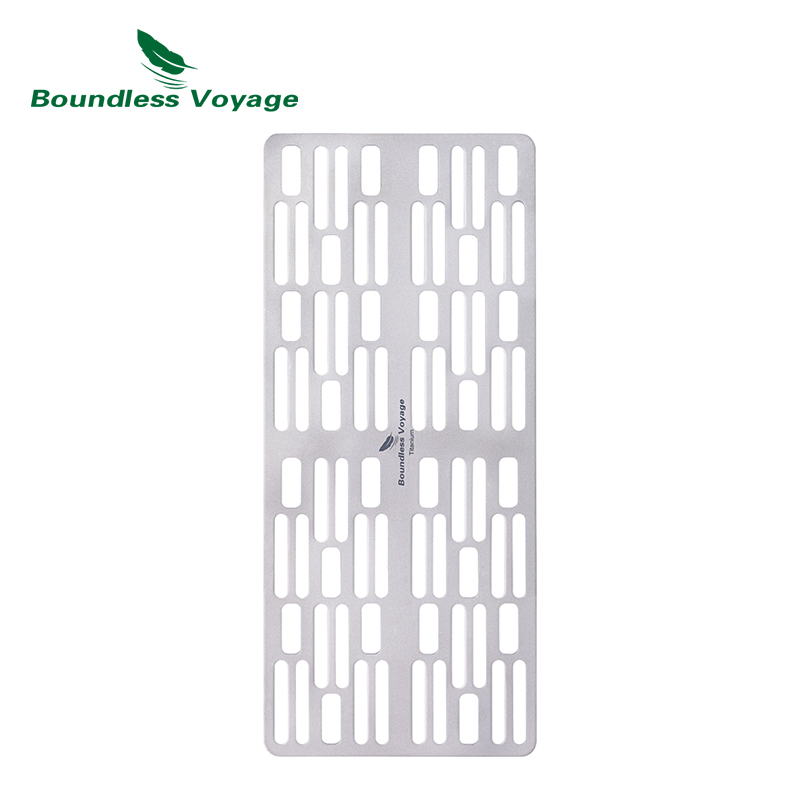 Camping Cooking Plate - Boundeloze Reis Outdoor Camping Titanium Houtskool
