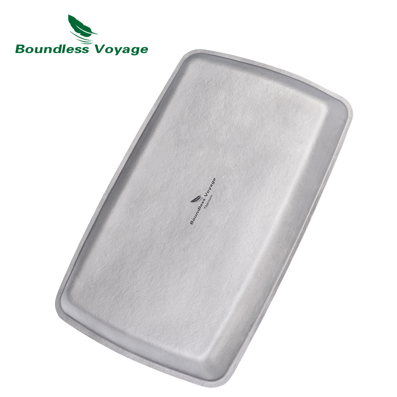 Camping Cooking Plate - Boundless Voyage Titanium Vierkante Plaat Camping