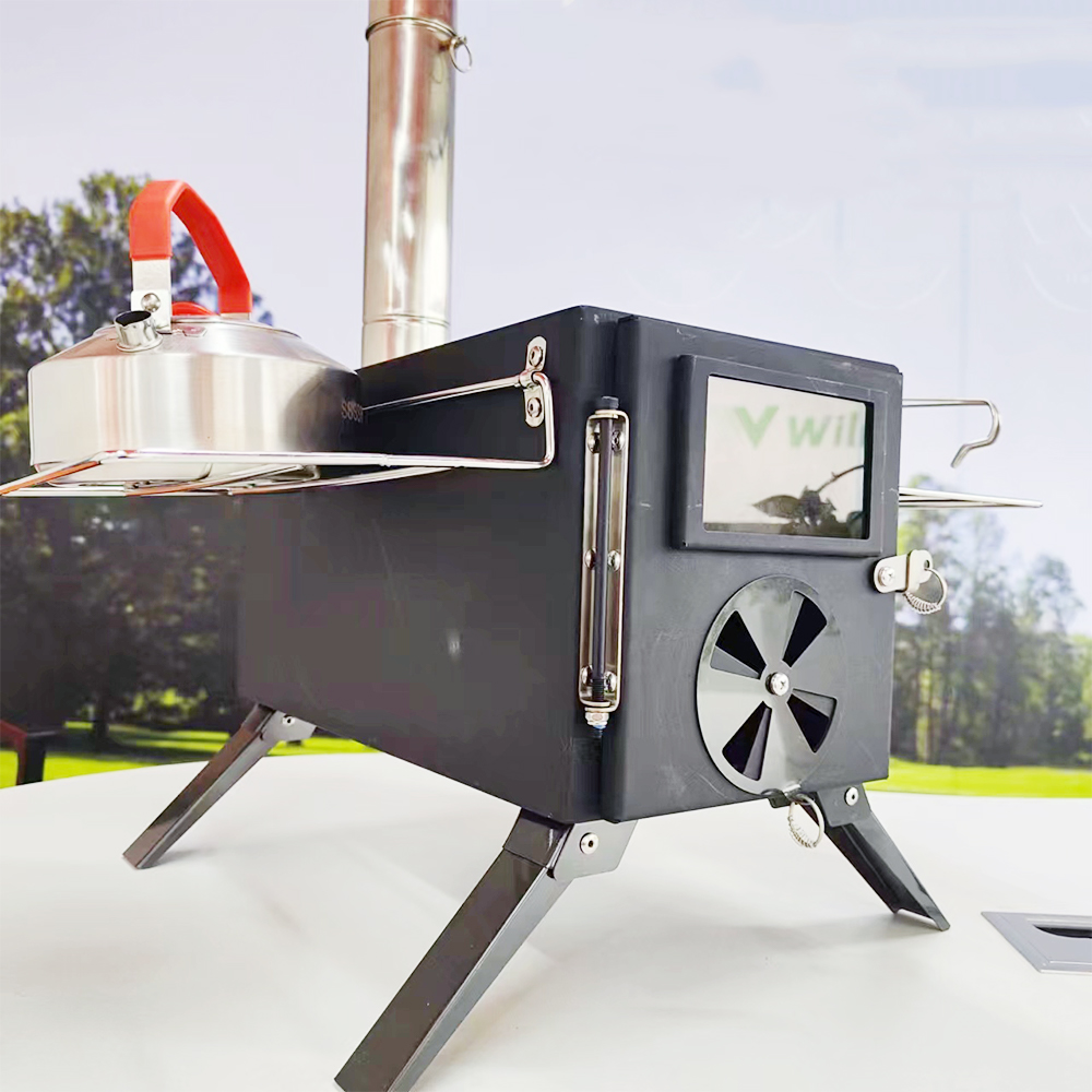 Outdoor draagbaar koken zwart  - Camping Cooking Fire Stove recensie en prijs