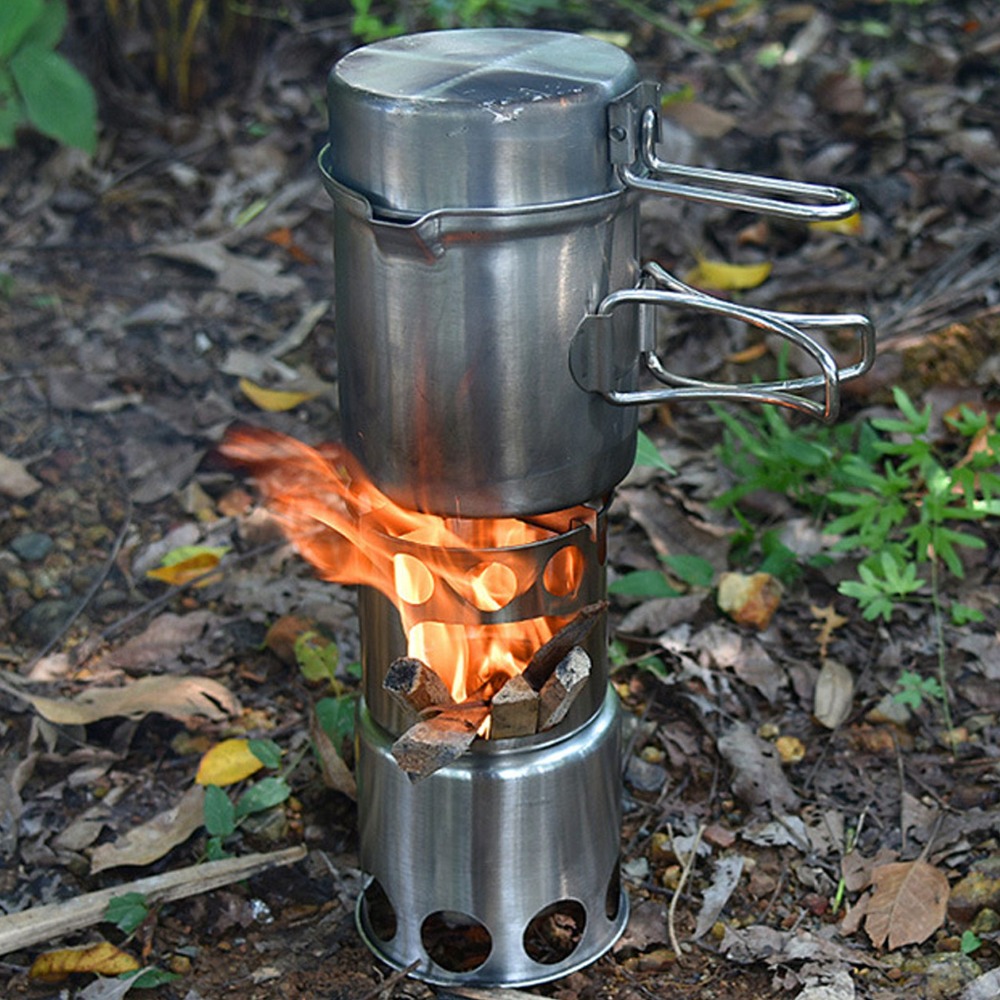 Duurzame roestvrijstalen campi - Camping Cooking Pot Stainless Steel recensie en prijs