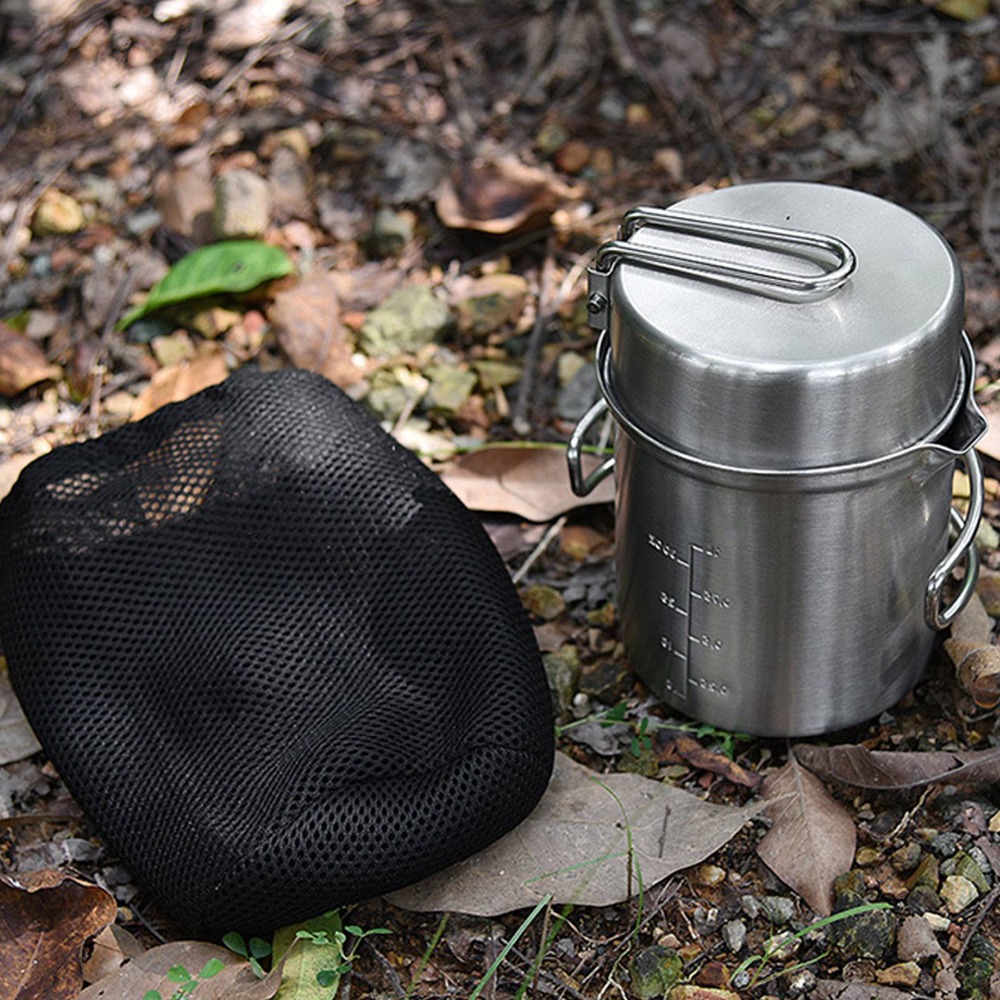 Duurzame roestvrijstalen campi - Camping Cooking Pot Stainless Steel recensie en prijs