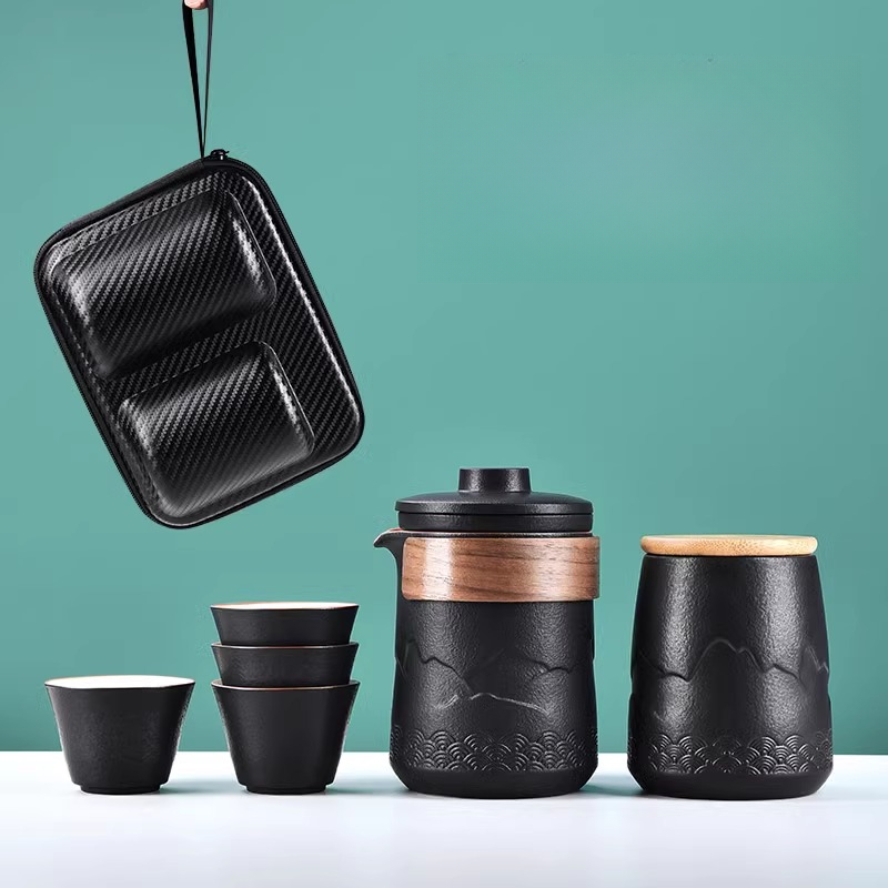 Draagbaar reistheeservies Eén  - Camping Cooking Pan Set recensie en prijs