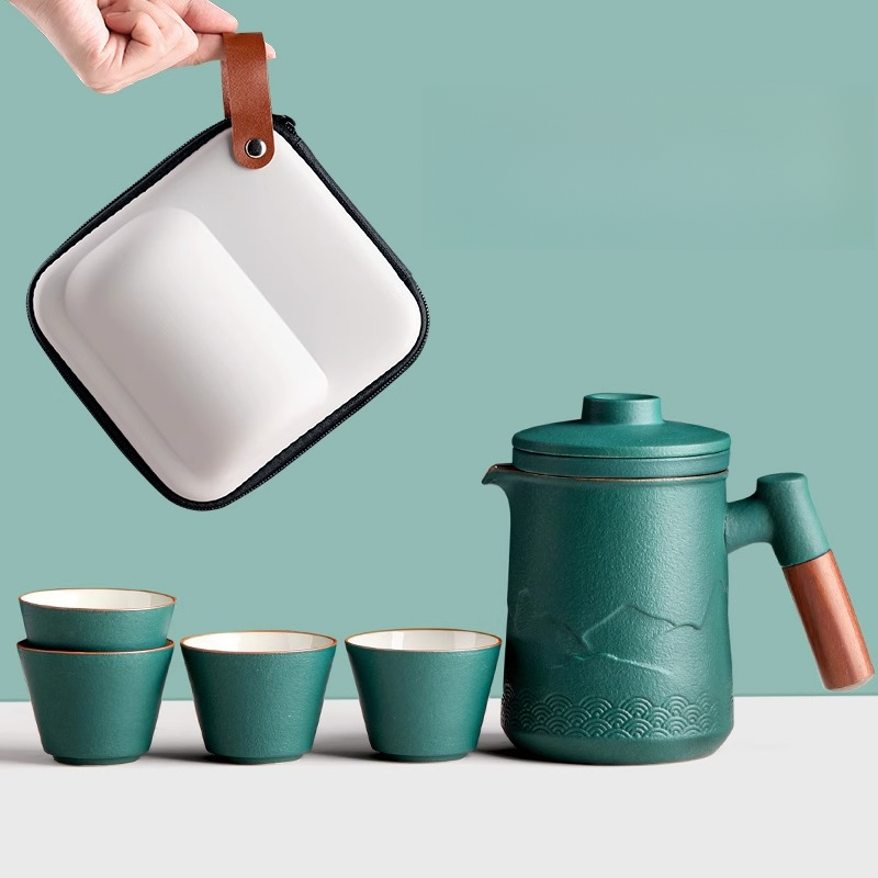 Draagbaar reistheeservies Eén  - Camping Cooking Pan Set recensie en prijs