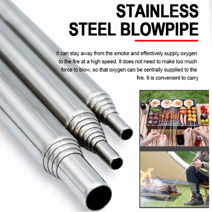 Roestvrijstalen blaaspijp Zakb - Camping Hiking Cooking recensie en prijs