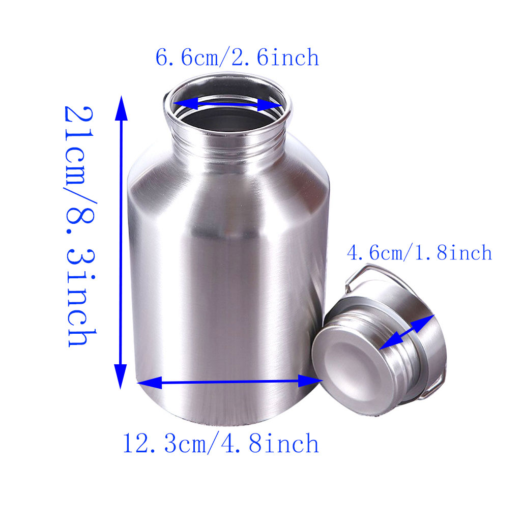 2000Ml Sport Water Fles Set Vo - Camping Cooking Pot Stainless Steel recensie en prijs