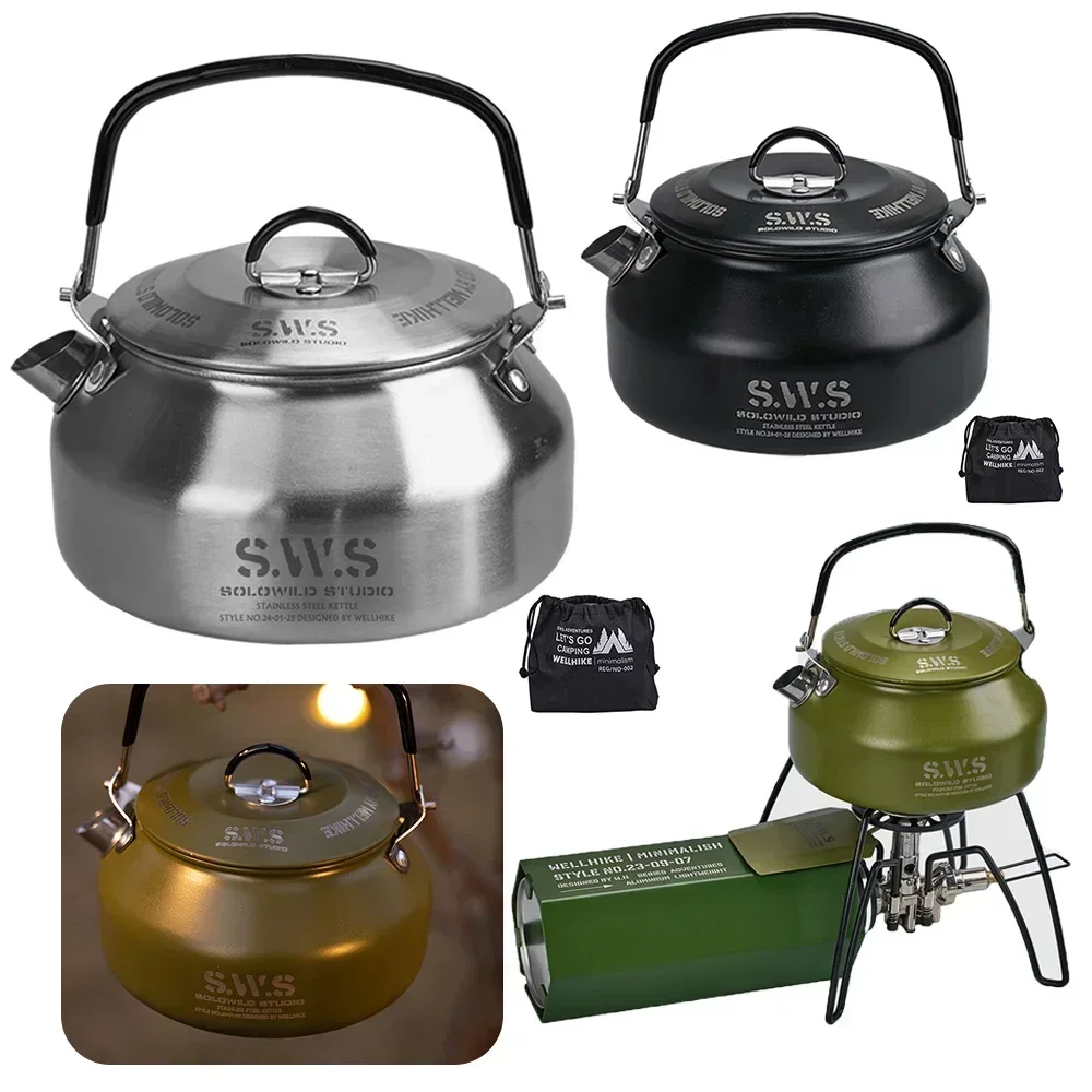 Roestvrijstalen waterkoker 0,8 - Camping Cooking Pot Stainless Steel recensie en prijs