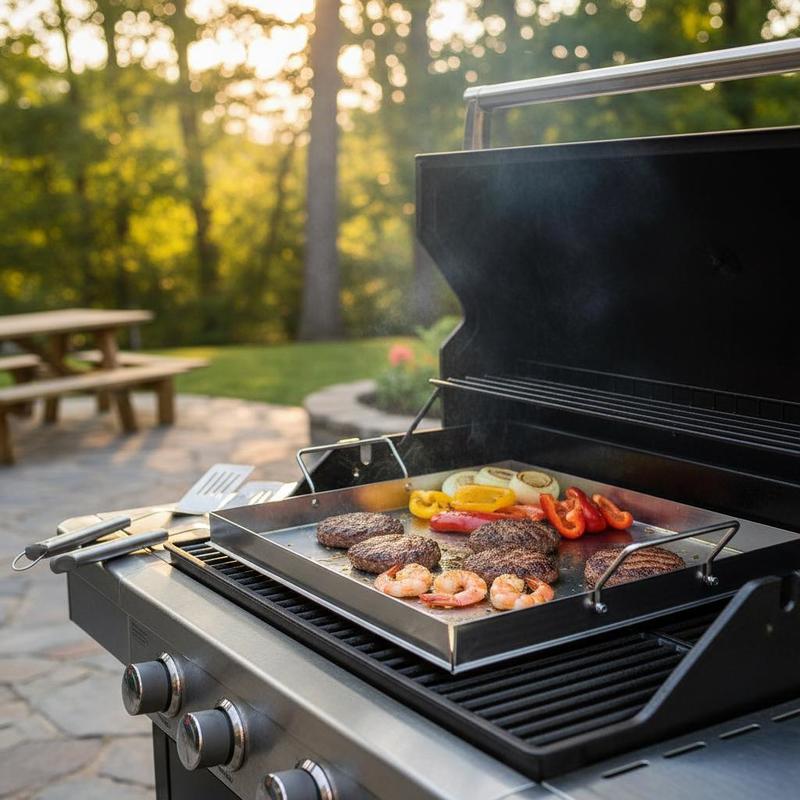 Universele platte bakplaat 18x - Camping Cooking Pot Stainless Steel recensie en prijs