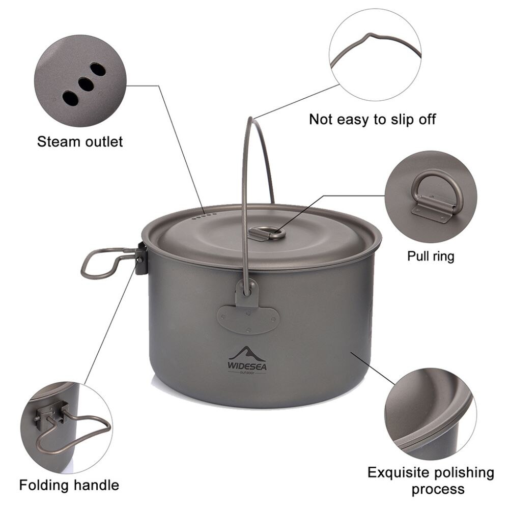 Widesea Camping Tafelgerei Tit - Camping Cooking Ware Set recensie en prijs