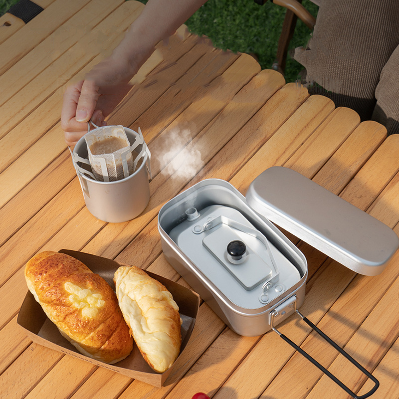Ultralichte Draagbare Picknick - Camping Cooking Pot Stainless Steel recensie en prijs