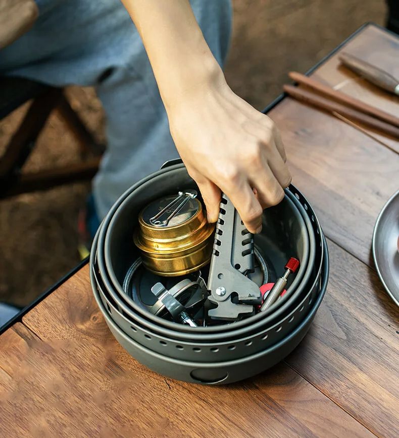 Camping Gasfornuis Alcoholkach - Camping Cooking Ware Set recensie en prijs