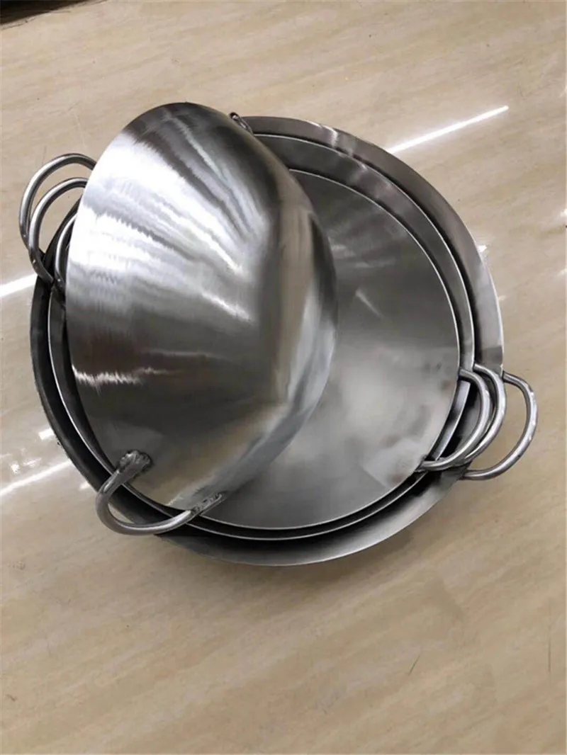 304 roestvrij staal wok 50 60  - Camping Cooking Without Gas recensie en prijs