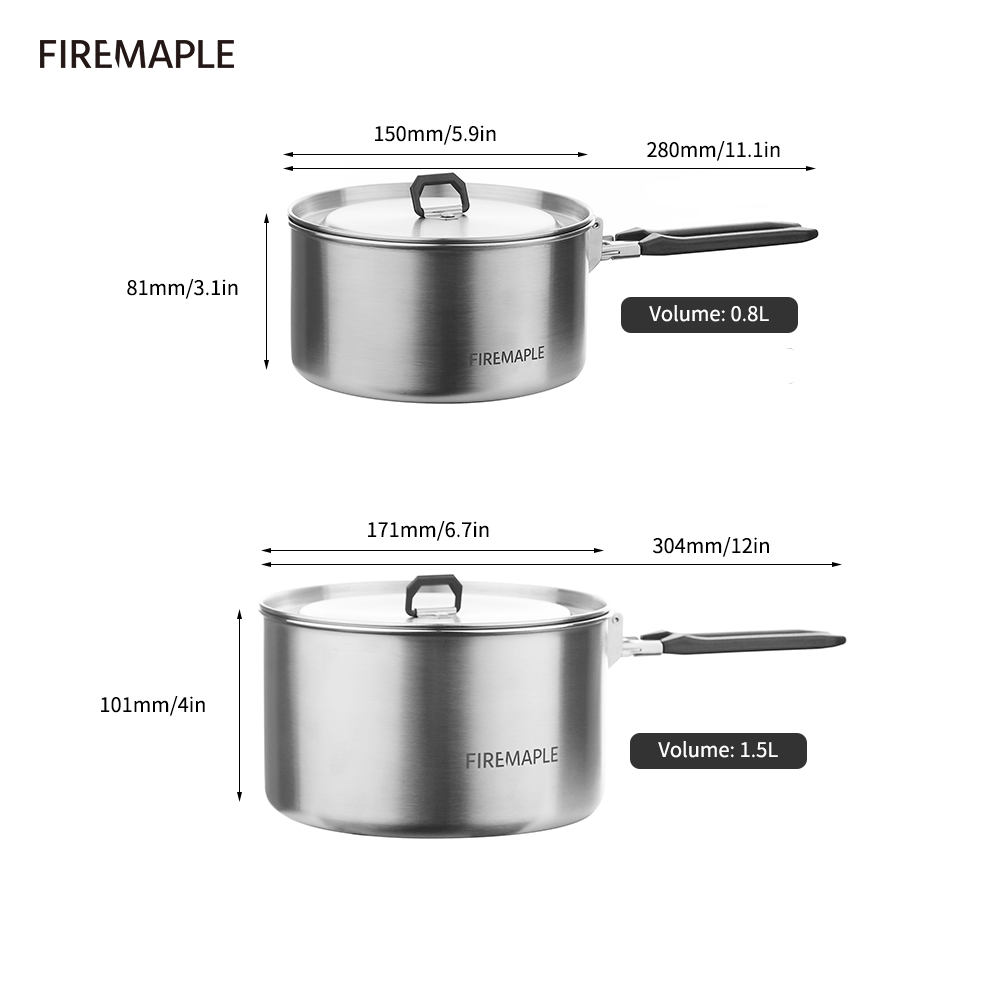 Fire Maple Camping Kookgerei W - Camping Cooking Ware Set recensie en prijs