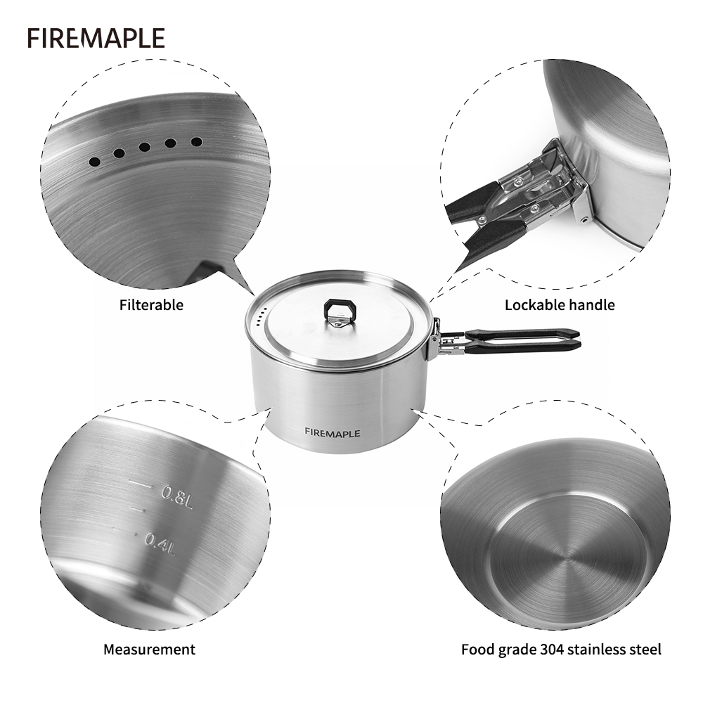 Fire Maple Camping Kookgerei W - Camping Cooking Ware Set recensie en prijs