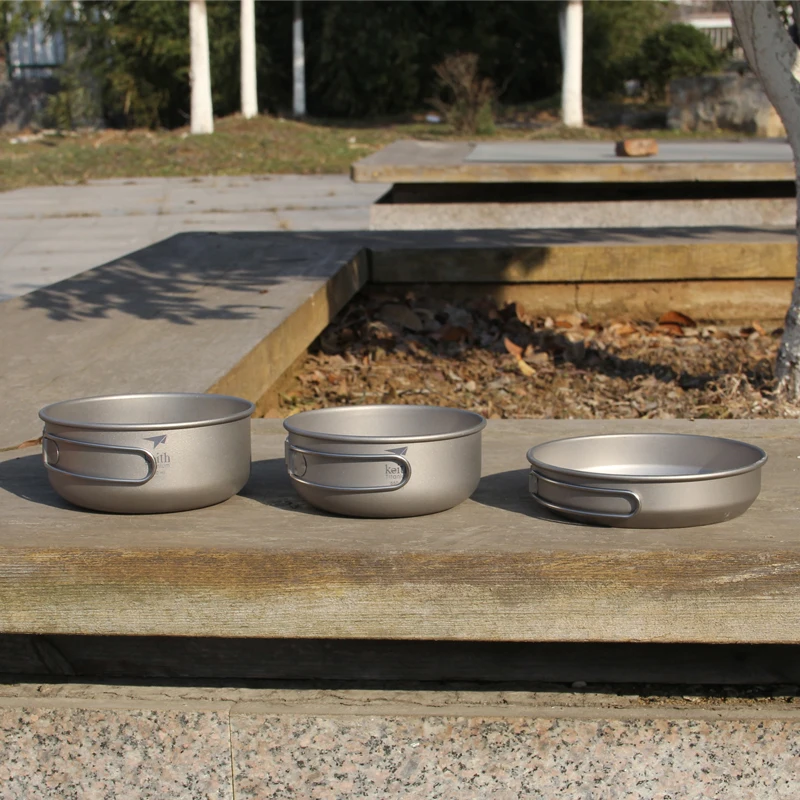 Keith 3PCS Titanium Kookgerei  - Camping Cooking Pan Set recensie en prijs