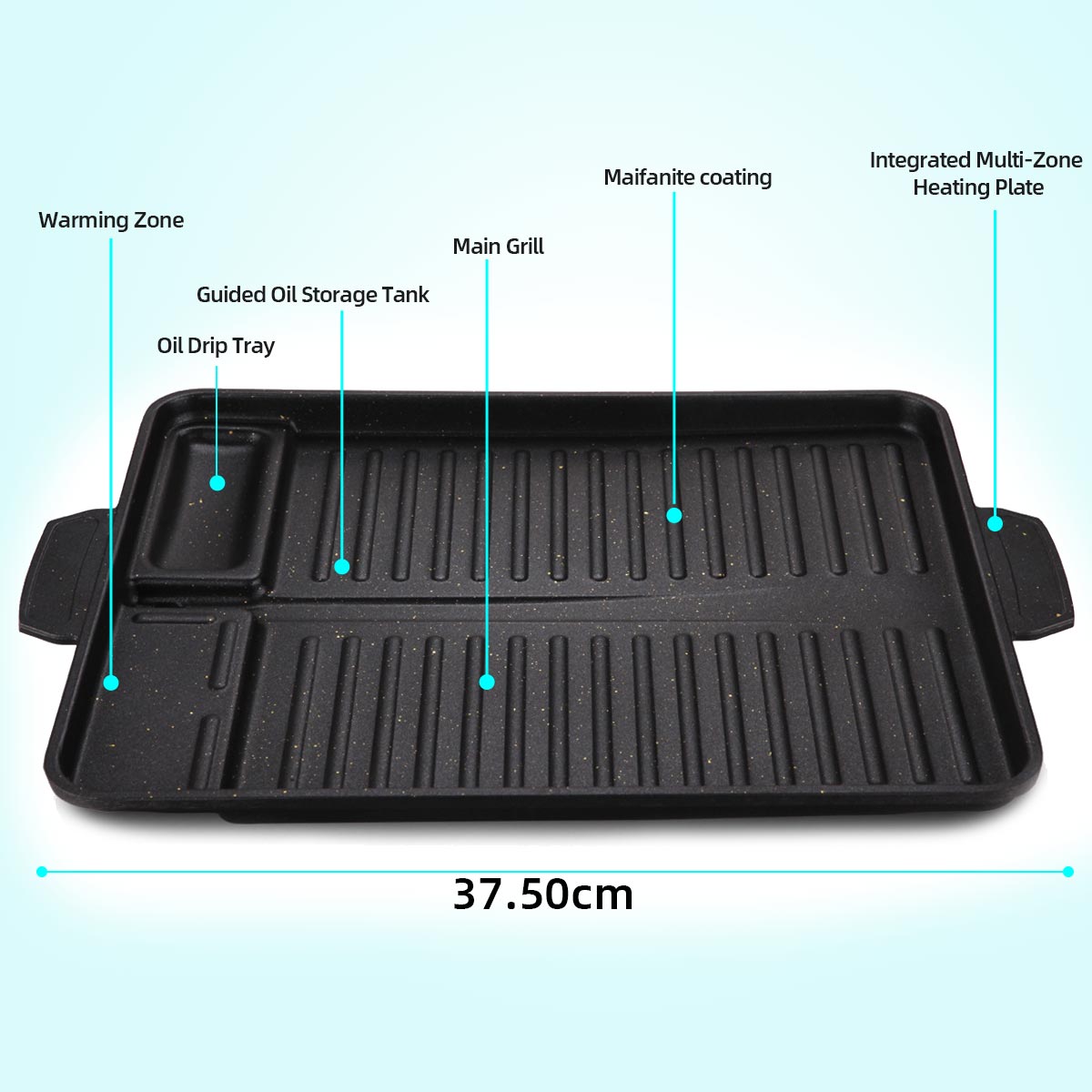 Koreaanse Grill Vleesplaat Alu - Camping Cooking Cupboard recensie en prijs