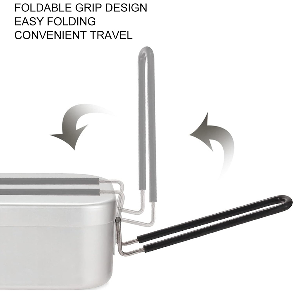 800ML Aluminium Lunchboxen Out - Camping Hiking Cooking recensie en prijs
