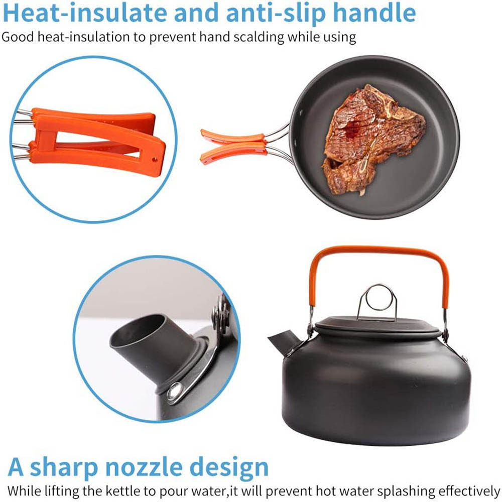 1 stks/1 set Camping Kookgerei - Camping Cooking Ware Set recensie en prijs