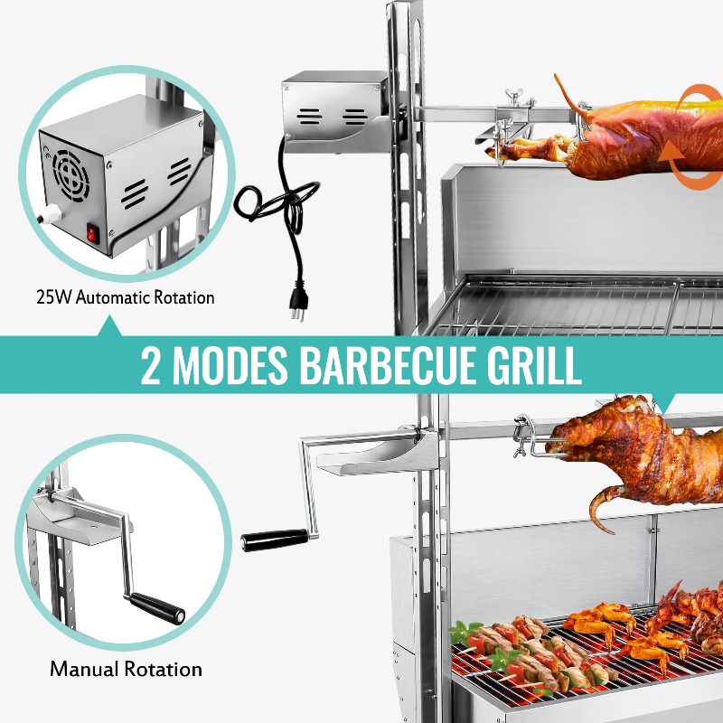 2-in-1 Barbecue Grill Koffiebr - Camping Cooking Equipment Electric recensie en prijs