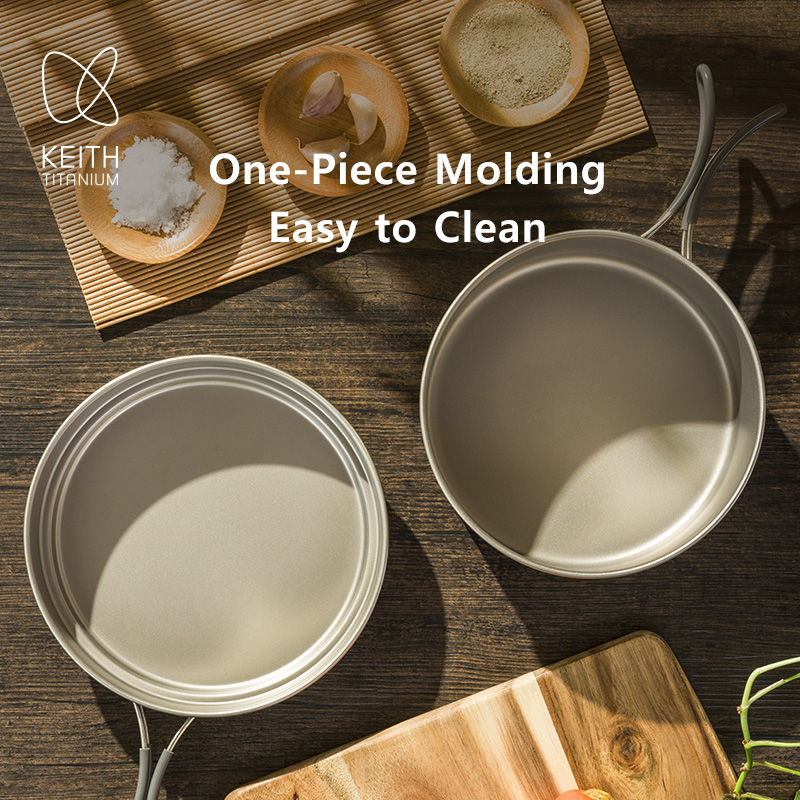 KEITH Pure Titanium 2-delige k - Camping Cooking Pan Set recensie en prijs