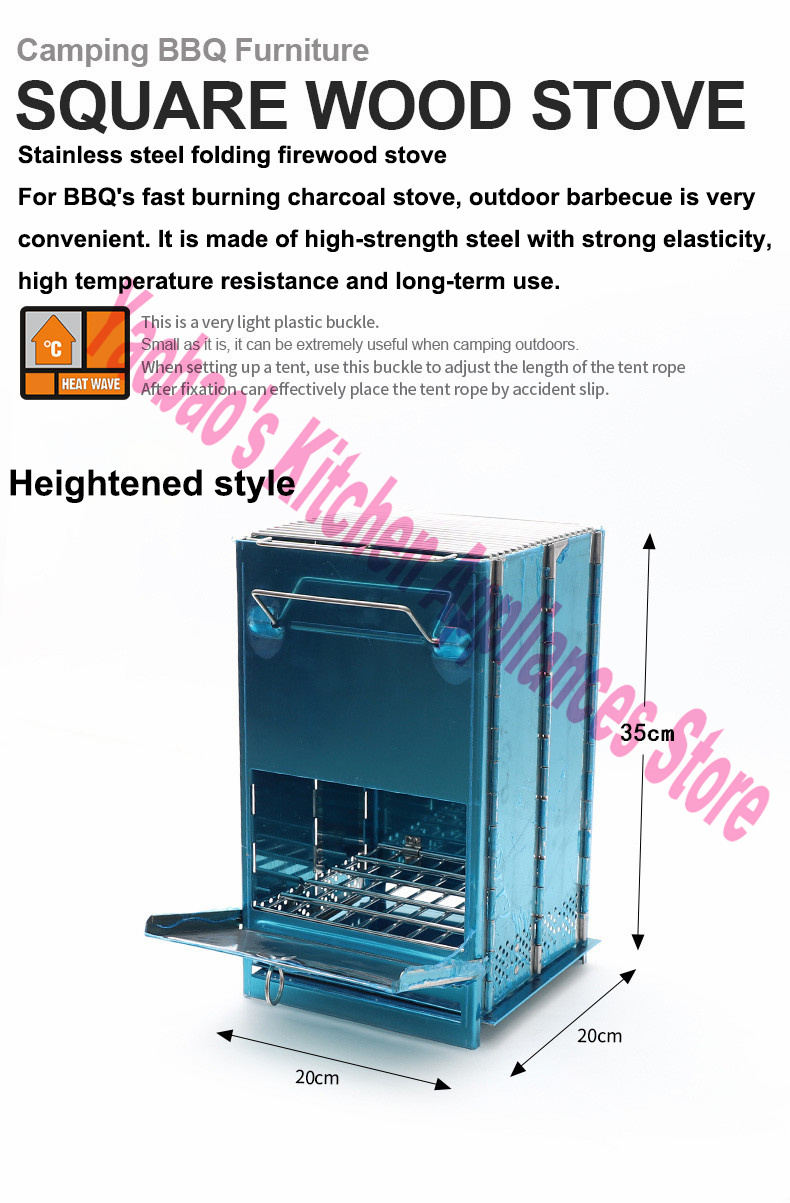 Houtkachel Buitenkampeeruitrus - Camping Cooking Stove recensie en prijs