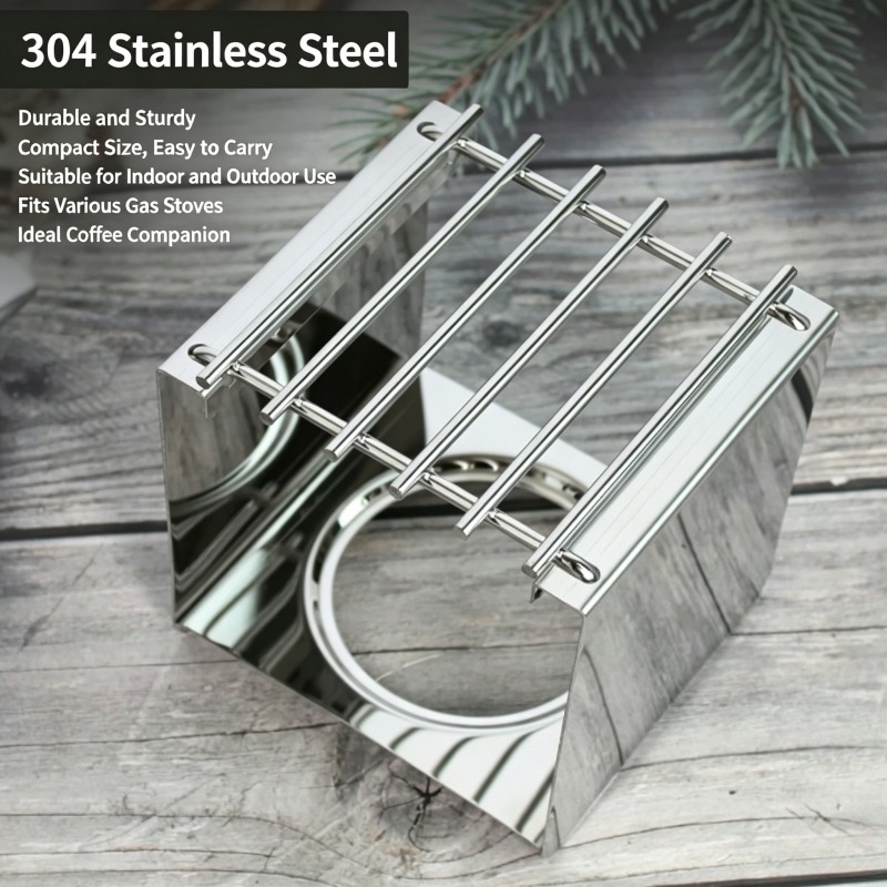 Roestvrijstalen vierkante koff - Camping Cooking Pot Stainless Steel recensie en prijs