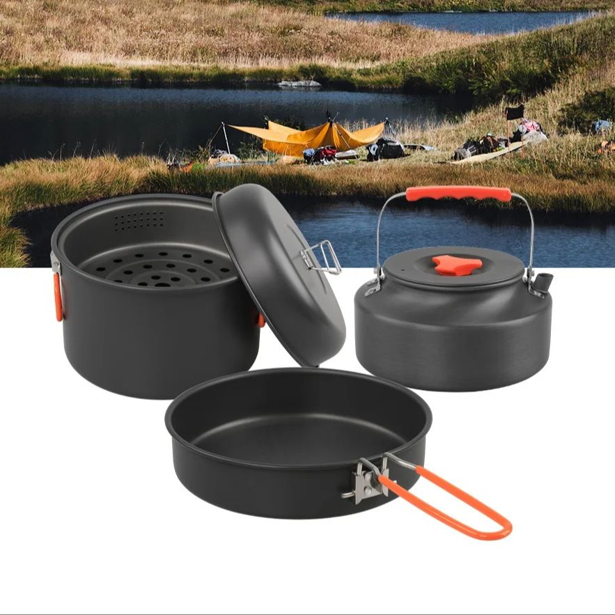 Buiten Kookgerei Set Camping K - Camping Cooking Pan Set recensie en prijs