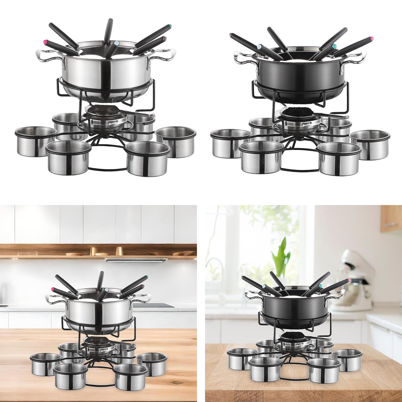 Fonduepottenset Kookfornuis Ve - Camping Cooking Pot Stainless Steel recensie en prijs