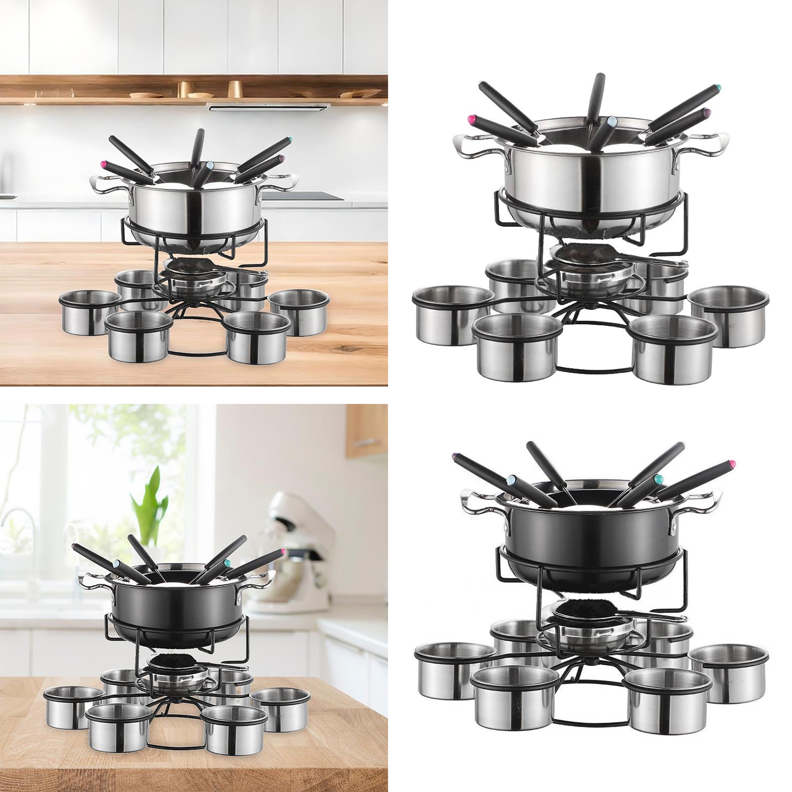 Fonduepottenset Kookfornuis Ve - Camping Cooking Pot Stainless Steel recensie en prijs