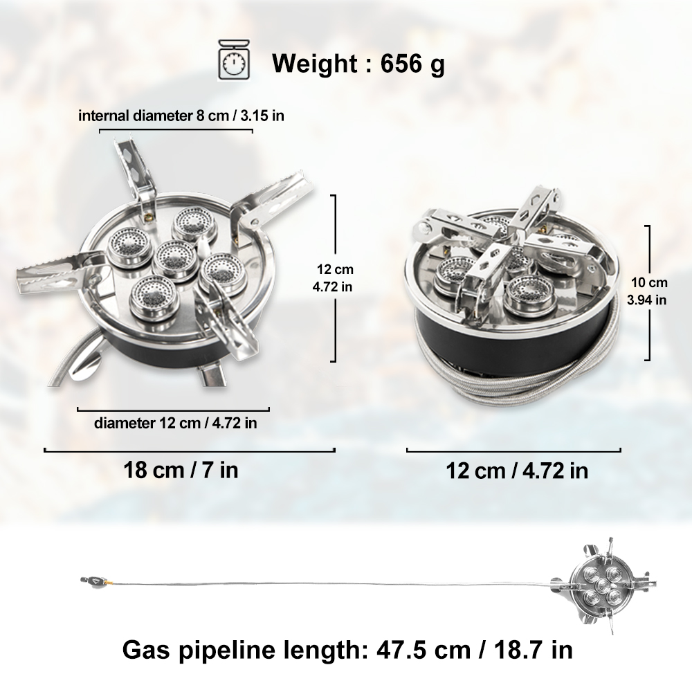 Widesea Camping 5in1 Gasfornui - Camping Cooking Plate recensie en prijs