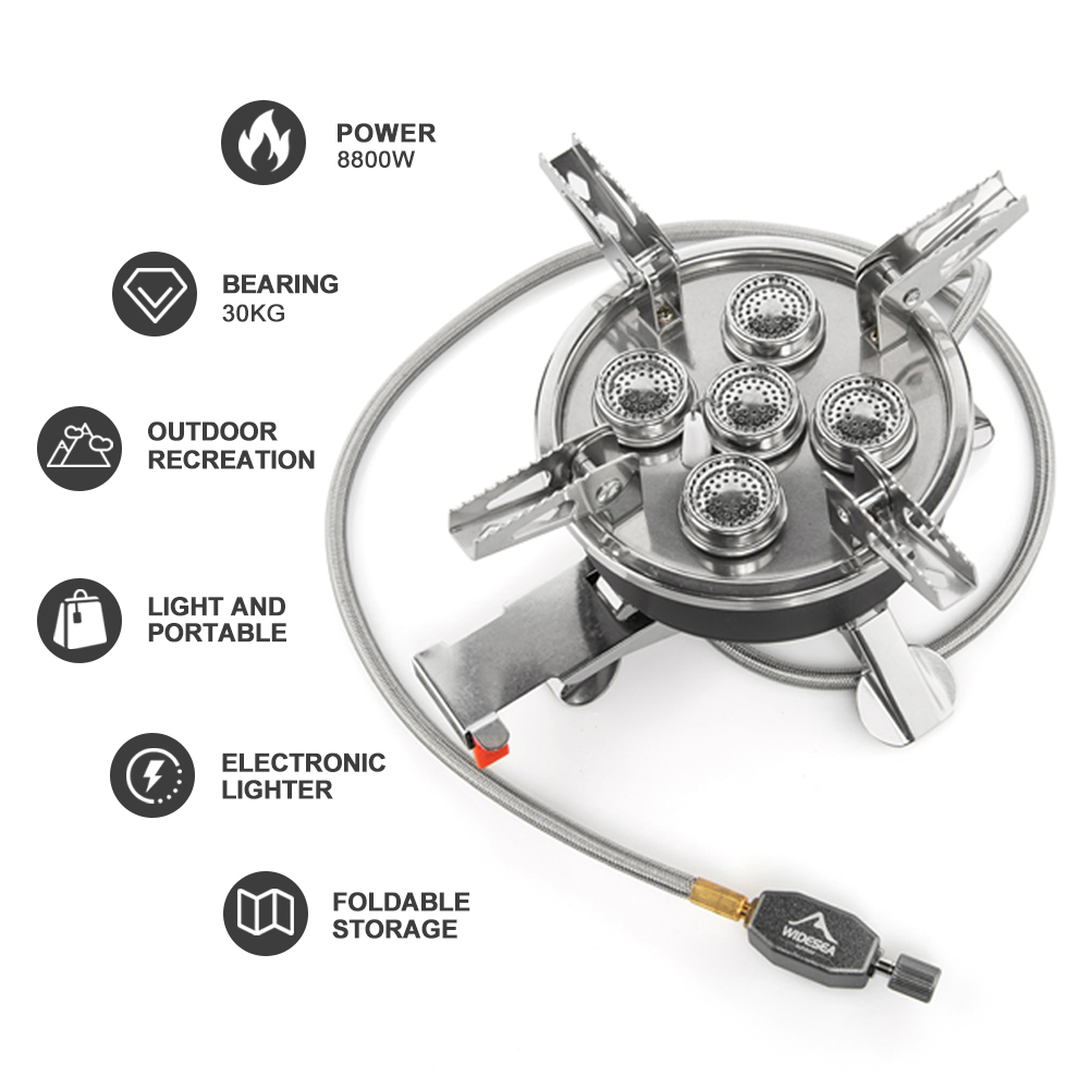Widesea Camping 5in1 Gasfornui - Camping Cooking Plate recensie en prijs