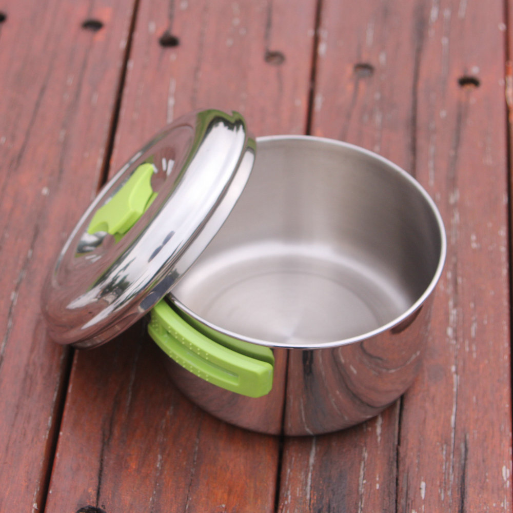 Campingpot Lichtgewicht roestv - Camping Cooking Pot Stainless Steel recensie en prijs