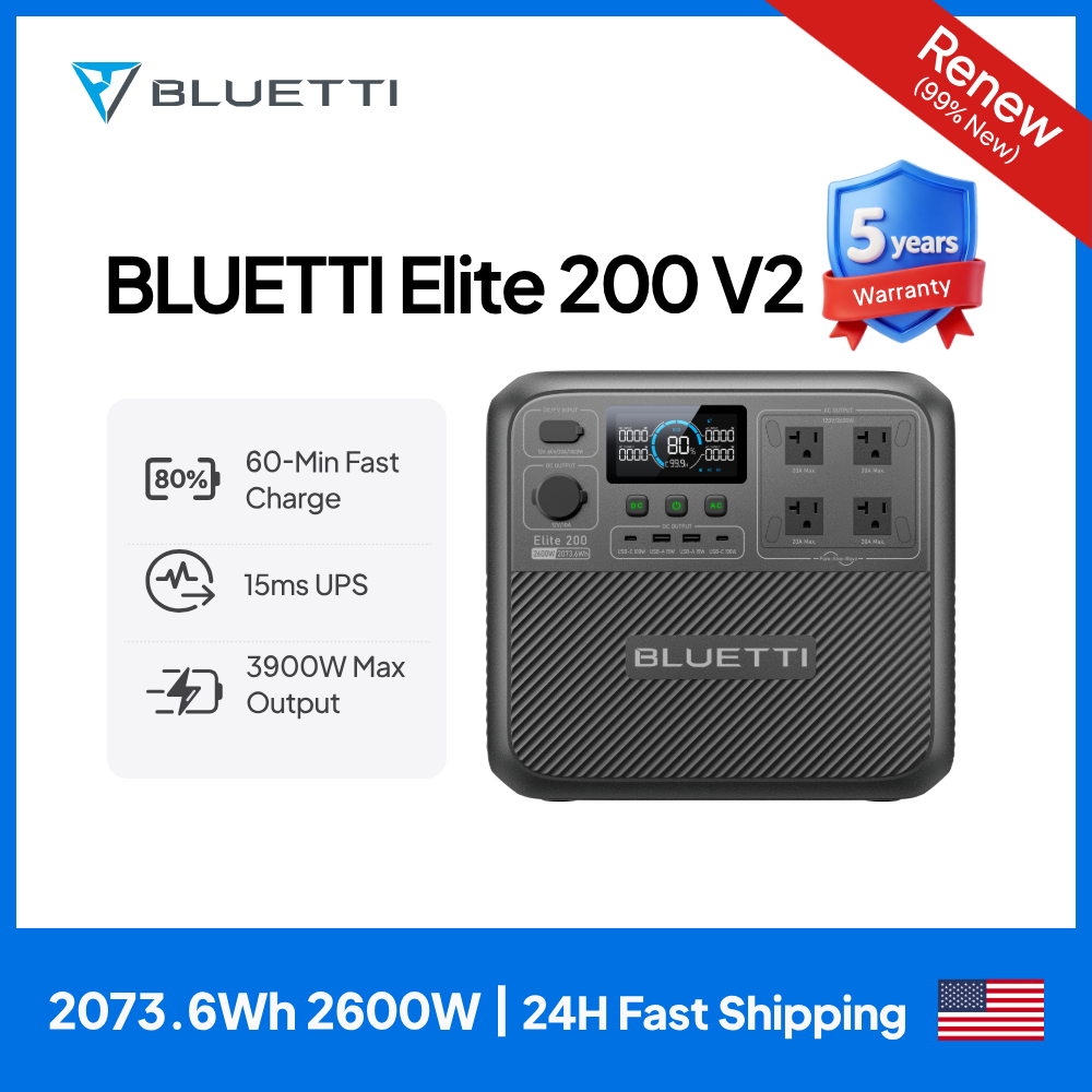 【Renew】BLUETTI Elite 200 V2 dr - Camping Cooking Stove recensie en prijs