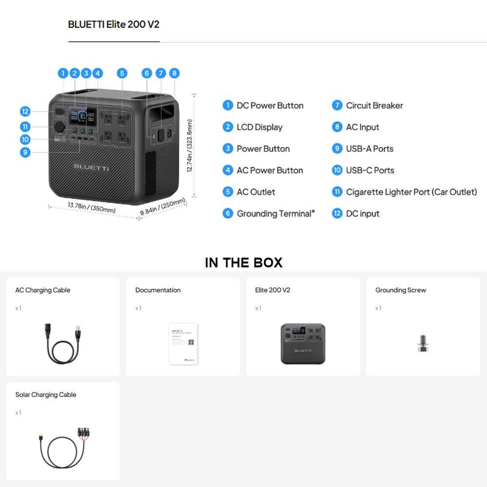【Renew】BLUETTI Elite 200 V2 dr - Camping Cooking Stove recensie en prijs