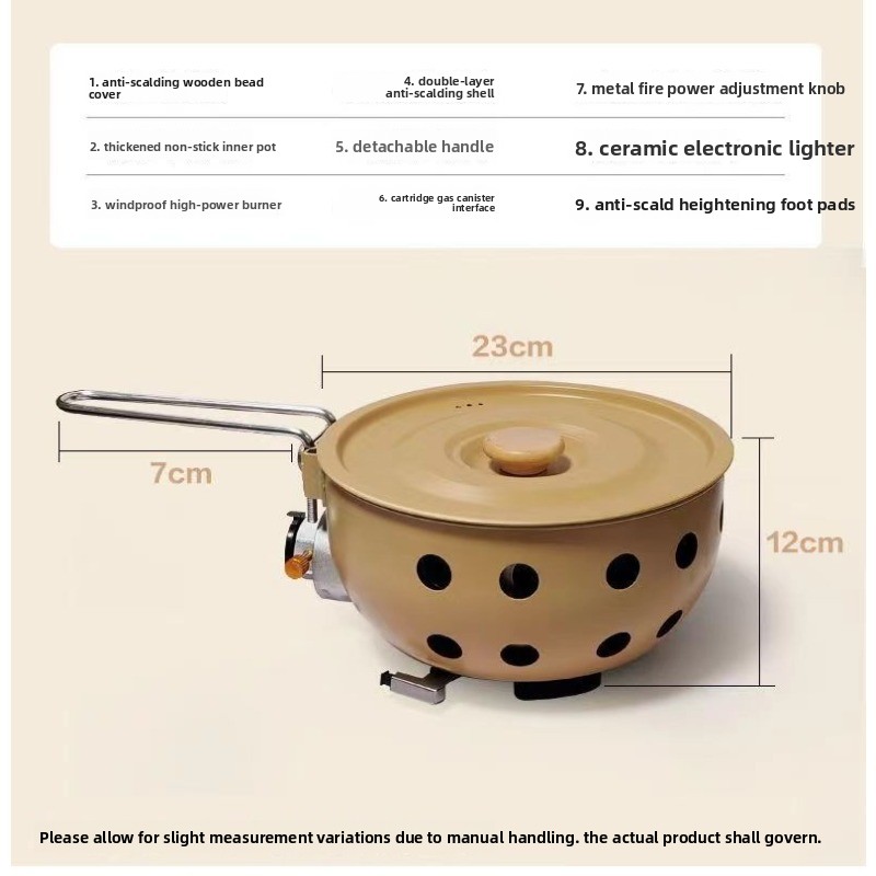 Draagbare buitenkooktoestel op - Camping Cooking Ware Set recensie en prijs