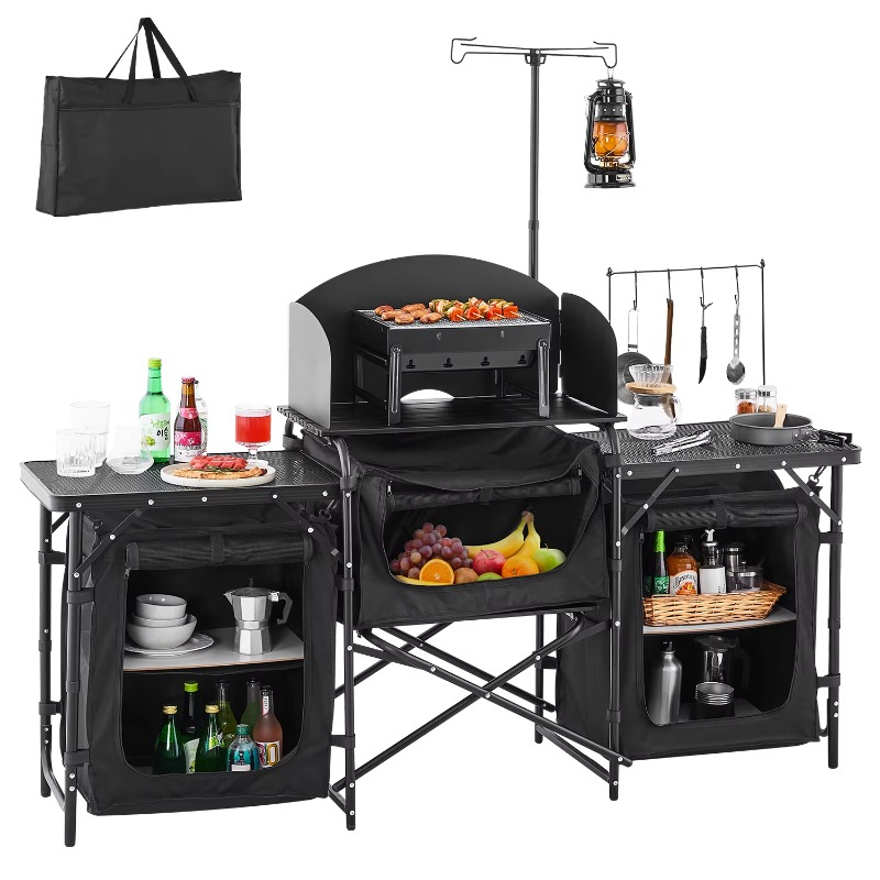 【Hot】VEVOR Campingkeukentafel  - Camping Cooking Cupboard recensie en prijs